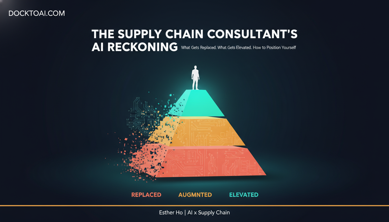 The Supply Chain Consultant's AI Reckoning: What Gets Replaced, What Gets Elevated, and How to Position Yourself